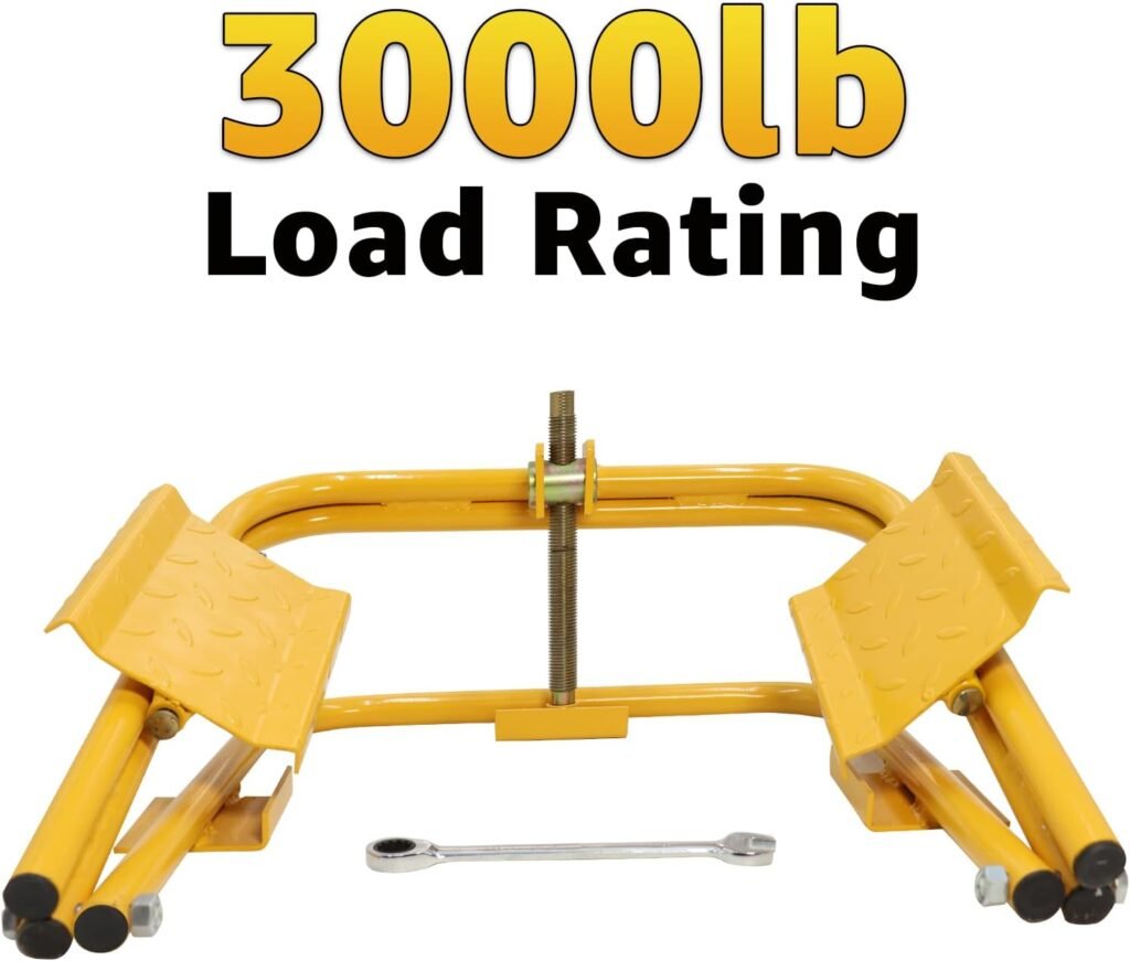 BESTOOL Light Trailer RV Tire Leveler, Levelers Allows for Easy Leveling Without Blocks or Ramps, Fits Most 13, 14, 15 inch Wheels