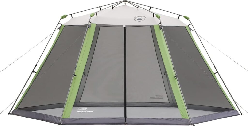 Coleman Skylodge Screened Canopy Tent with Instant Setup, 10x10/15x13ft Portable Screen Shelter with 1-Minute Setup for Bug-Free Lounging, Great for Picnic, Yard, Beach, Park, Camping,  More
