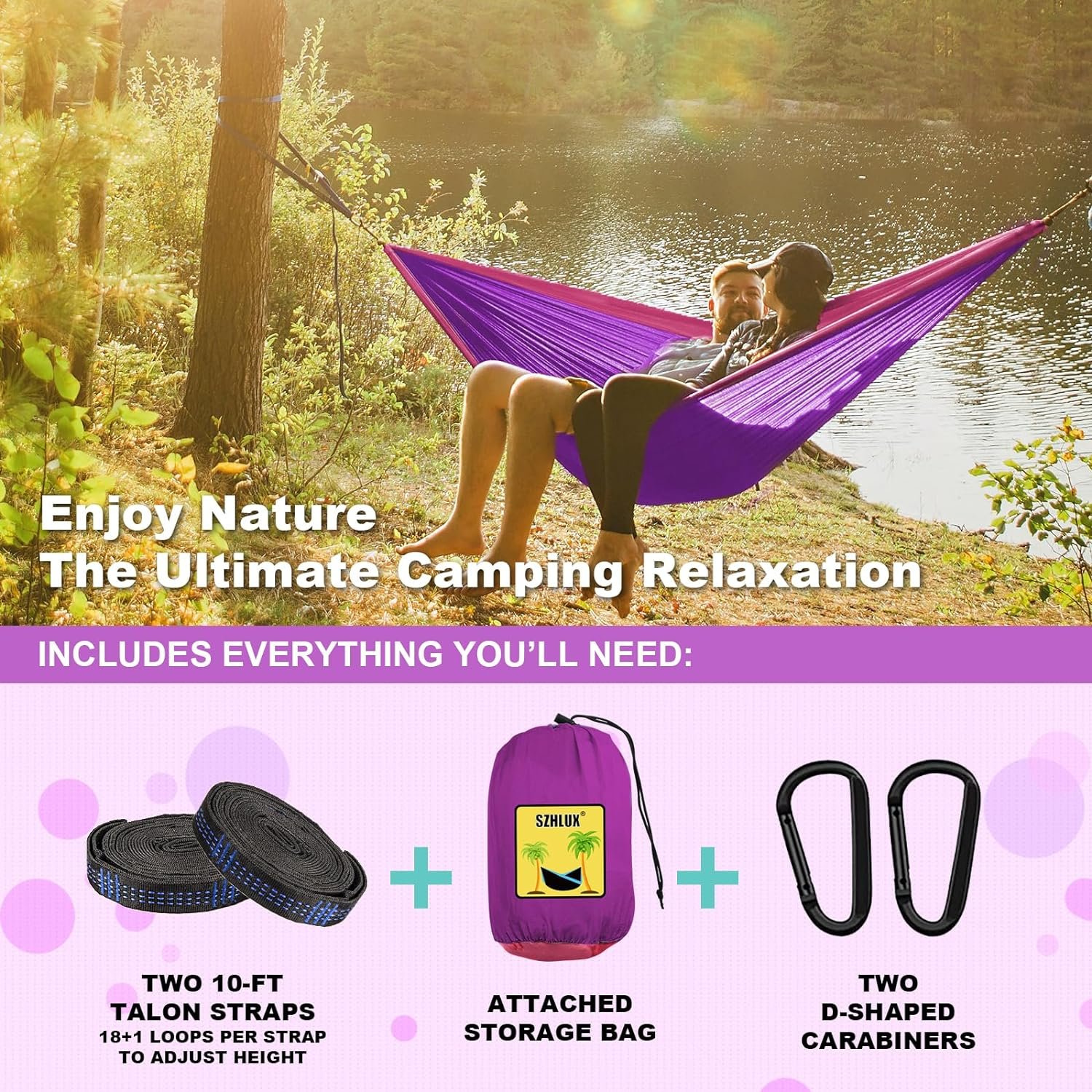 SZHLUX Camping Hammock Double Review